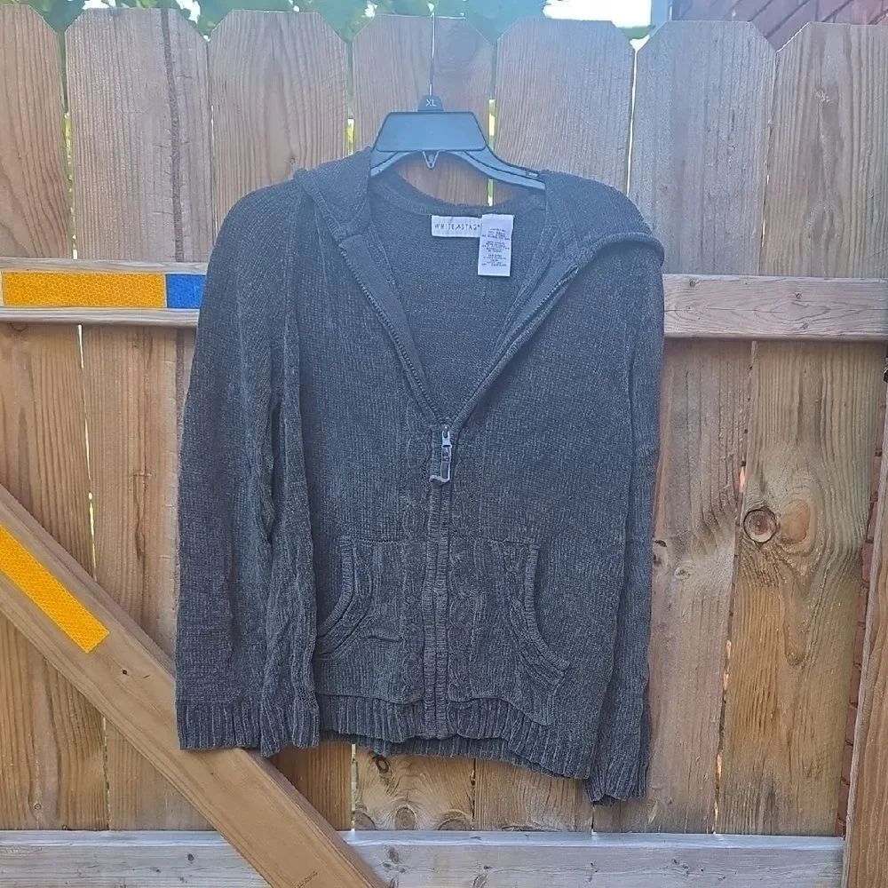 White Stag Charcoal Knit Sweater